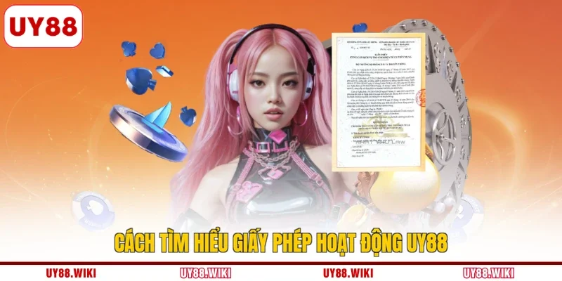 Cách tìm hiểu giấy phép hoạt động UY88