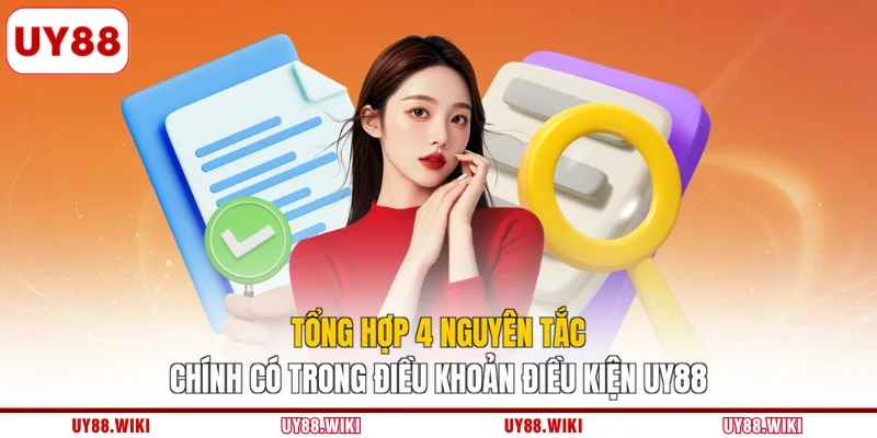 Tổng hợp 4 nguyên tắc chính có trong điều khoản điều kiện UY88